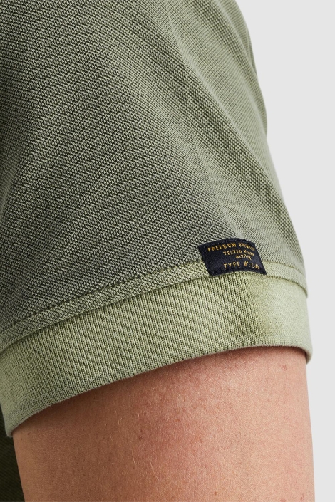PME legend short sleeve polo garment dyed piq